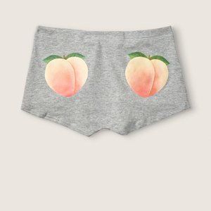 VS PINK XXS Shortie Grey with Peaches on Back 🍑 🍑 NWT So Adorable!